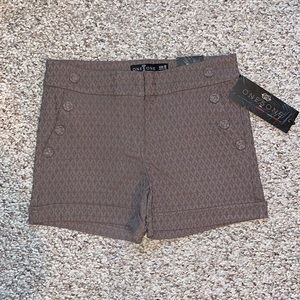 One 5 One Women’s Shorts (Sizes 6, 8, 10, and 12 - Brown)